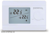 Jednoduchý drátový termostat General Life HT250S s kolečkem