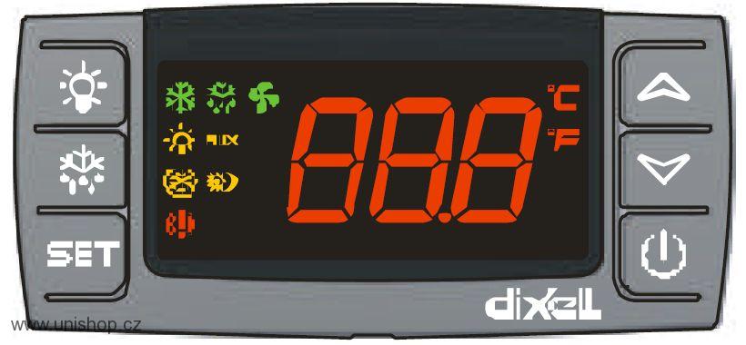 Termostat Dixell XR20CX 5N0C0 s napájením 230V a 8A přepínací kontaktelé
