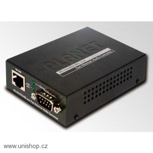ICS-100 konvertor RS-232/422/485 na IP,1x COM, 10/100Base-TX