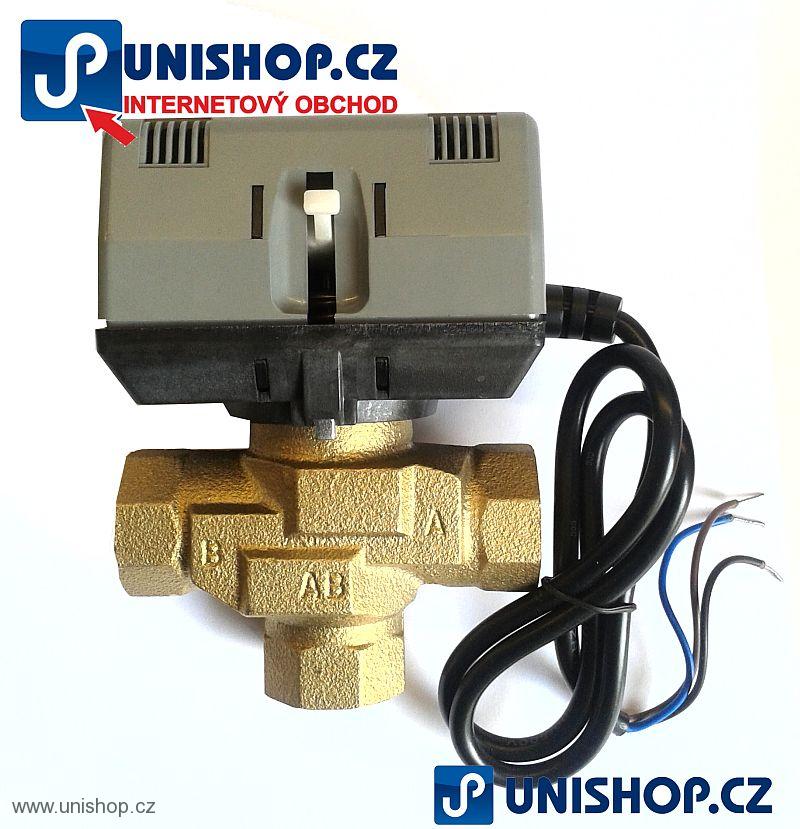 Zónový ventil  3/4" UNISHOP MD3320 230V, DN20, trojcestný