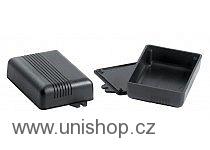 Krabička plastová UNI-2 32×78×110 mm černá