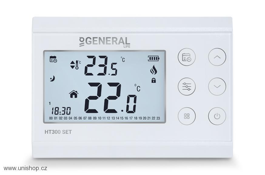 Bezdrátový termostat General Life HT300S SET