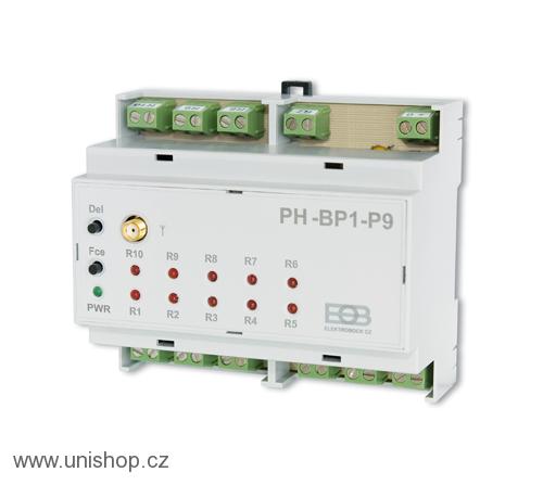 PH-BP1-P9 -  9-ti kanálový přijímač pro podlah.topení