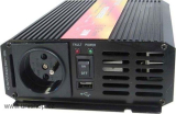 Měnič 24V/230V+USB 300W,čistá sinusovka,CARSPA