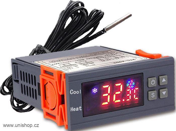 Digitální termostatDigitální termostat STC-3000, rozsah -50 ~ +99°C, napájení 23